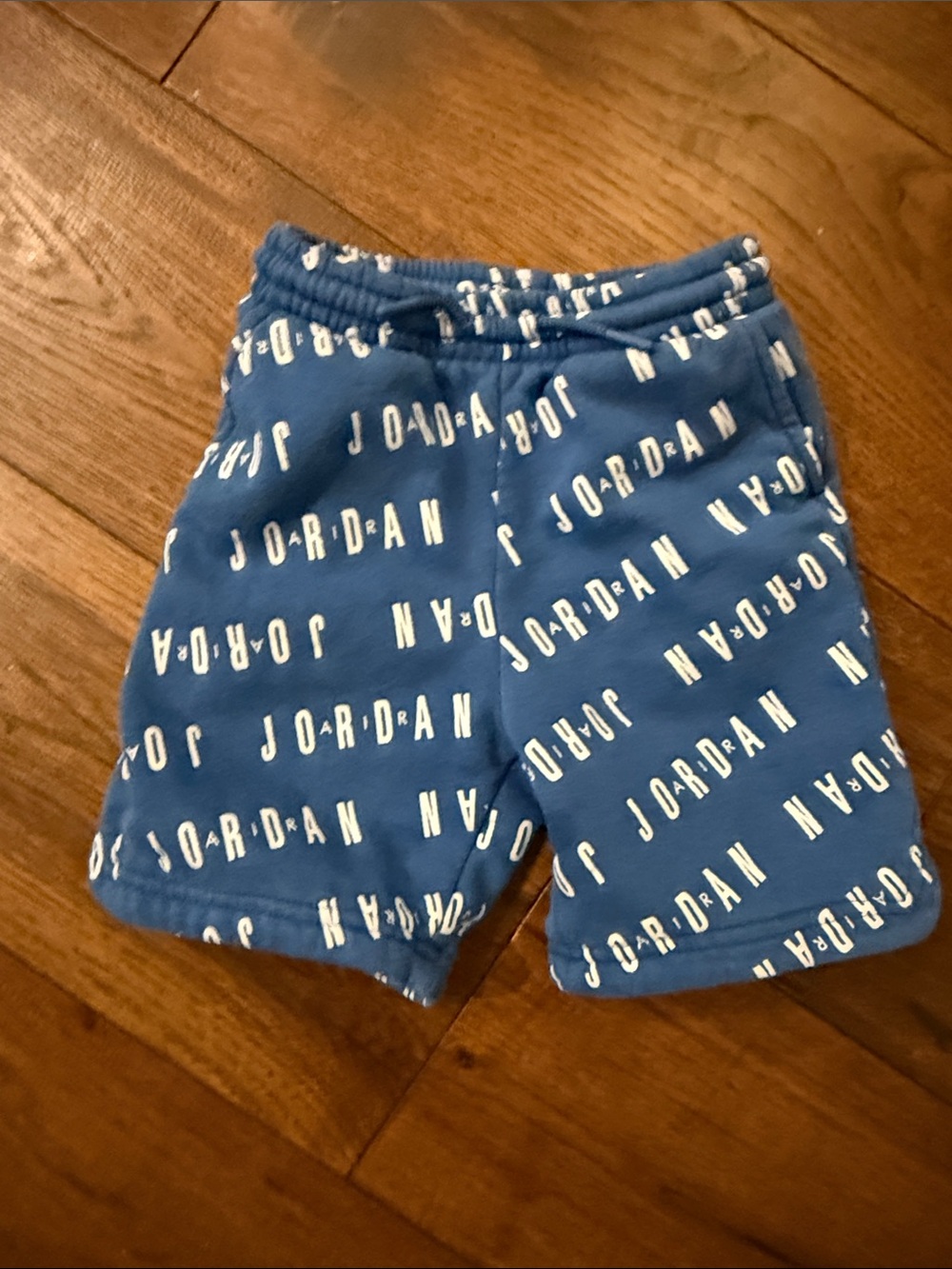 Jordan Kids Blue Printed Shorts
